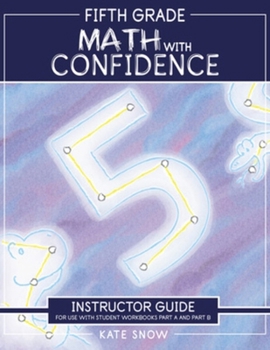 Paperback Fifth Grade Math with Confidence Instructor Guide Book