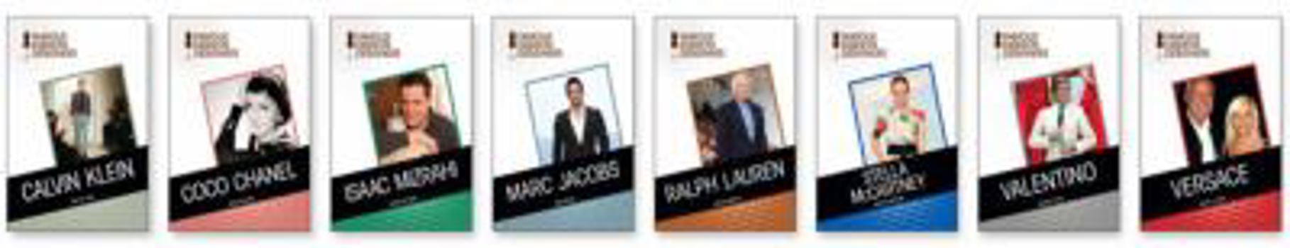 Famous Fashion Designers Set, 8-Volumes