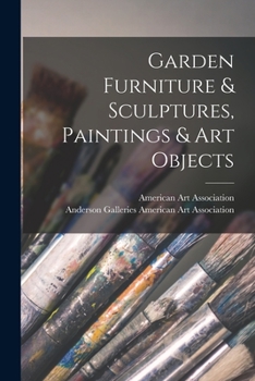 Paperback Garden Furniture & Sculptures, Paintings & Art Objects Book