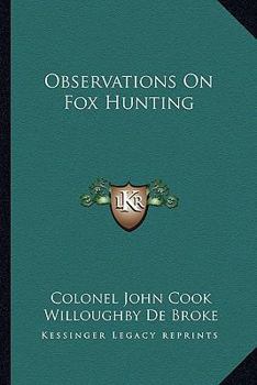 Observations on Fox-Hunting
