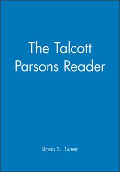 Paperback Talcott Parsons Reader Book