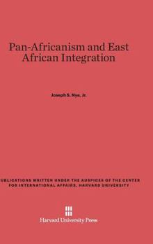 Hardcover Pan-Africanism and East African Integration Book