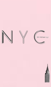 Hardcover NYC iconic Chrysler building powder pink creative blank journal $ir Michael designer limited edition: NYC iconic Chrysler building powder pink creativ Book