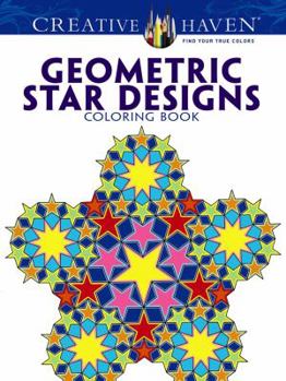 Paperback Geometric Star Designs Coloring Book