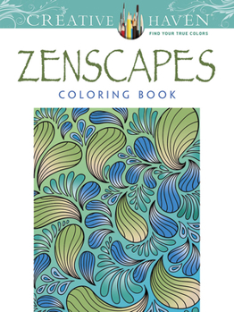 Paperback Creative Haven Zenscapes Coloring Book