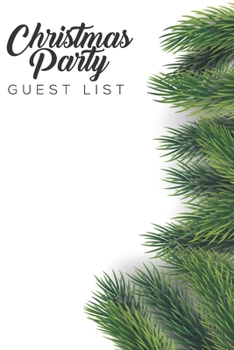 Christmas Party Guest List: Christmas Party Planner for Guests – Guest Checklist