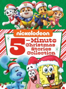 Hardcover Nickelodeon 5-Minute Christmas Stories (Nickelodeon) Book