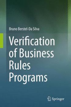 Hardcover Verification of Business Rules Programs Book