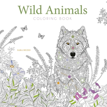 Paperback Wild Animals Coloring Book