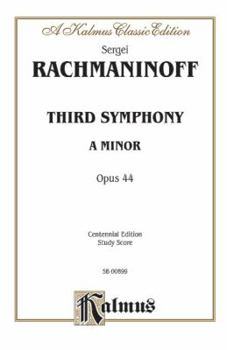 Paperback Third Symphony in a Minor, Op. 44: Centennial Edition, Comb Bound Study Score Book