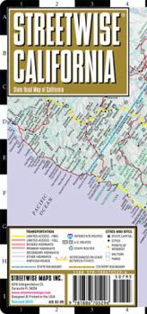 Map Streetwise California Map - Laminated State Road Map of California Book