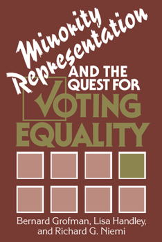 Hardcover Minority Representation and the Quest for Voting Equality Book