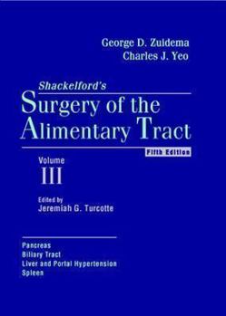 Hardcover Surgery of the Alimentary Tract: Pancreas, Biliary Tract, Liver & Portal Hyperten, Spleenvol 3 Book