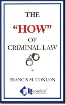 Paperback The ``HOW'' of Criminal Law Book