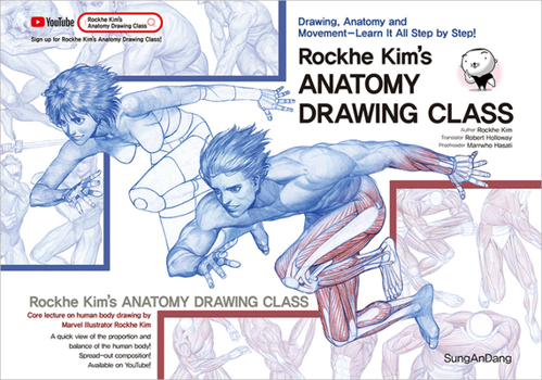 Hardcover Rockhe Kim's Anatomy Drawing Class Book