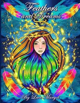 Paperback Feathers and Dreams: Adult coloring book, Art therapy Book