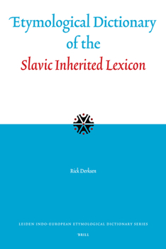 Hardcover Etymological Dictionary of the Slavic Inherited Lexicon Book