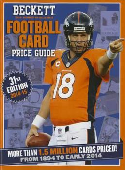 Paperback Beckett Football Card Price Guide 2015 Book