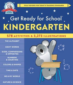 Spiral-bound Get Ready for School: Kindergarten (Revised & Updated) Book