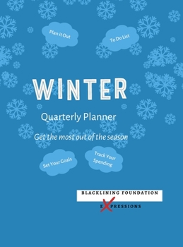 Hardcover Winter Sesonal Quarterly Planner Book