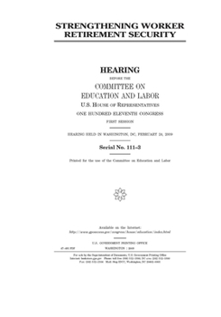 Strengthening worker retirement security