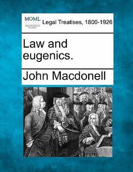 Paperback Law and Eugenics. Book