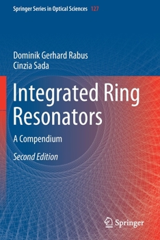 Paperback Integrated Ring Resonators: A Compendium Book