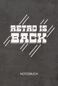 NOTIZBUCH A5 Dotted: Vintage Liebhaber Notizheft GEPUNKTET 120 Seiten - Retro-Stil Notizblock Oldschool Look Skizzenbuch - Vintage Geschenk f�r Retro Liebhaber Vintage Liebhaber 90er Kind