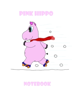 Paperback Pink Hippo Notebook Book