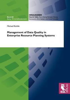 Paperback Management of Data Quality in Enterprise Resource Planning Systems Book