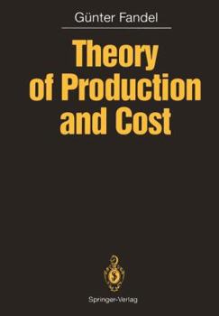 Paperback Theory of Production and Cost Book