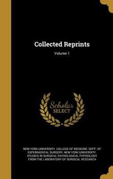 Hardcover Collected Reprints; Volume 1 Book