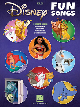 Paperback Disney Fun Songs for Ukulele Book