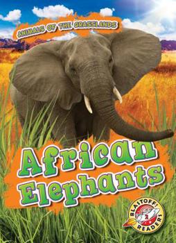 African Elephants - Book  of the Scholastic: Blastoff!  Animals of the Grasslands