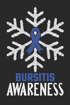 Paperback Bursitis Awareness: Christmas Snowfall College Ruled Bursitis Awareness Journal, Diary, Notebook 6 x 9 inches with 100 Pages Book