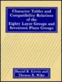 Hardcover Character Tables and Compatibility Relations of the Eighty Layer Groups and Seventeen Plane Groups Book