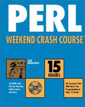 Paperback Perl Weekend Crash Course [With CDROM] Book