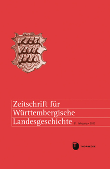 Hardcover Zeitschrift Fur Wurttembergische Landesgeschichte 81 (2022) [German] Book