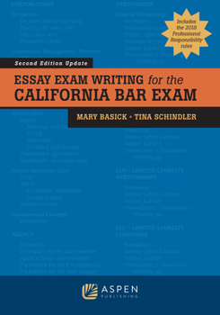 Paperback Essay Exam Writing for the California Bar Exam Book