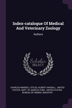 Paperback Index-catalogue Of Medical And Veterinary Zoology: Authors Book