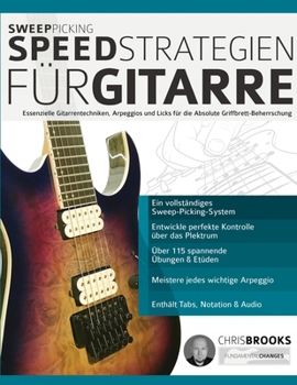 Paperback Sweep-Picking-Speed-Strategien fu&#776;r Gitarre [German] Book