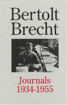 Hardcover Bertolt Brecht: Journals 1934 - 1955 Book