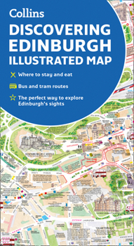 Map Discovering Edinburgh Illustrated Map Book