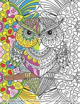 Paperback Adult Coloring Book Stress Relieving Designs Animals Mandalas: Beautifully Designed 40 Unique Geometric Patterns With Animals Mandalas For Relaxation Book