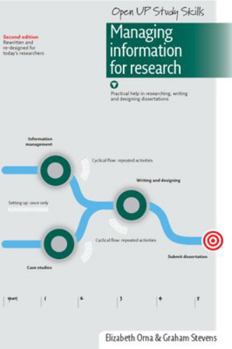 Paperback Managing Information for Research: Practical Help in Researching, Writing and Designing Dissertations Book