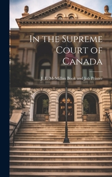 Hardcover In the Supreme Court of Canada Book