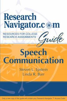 Paperback Researchnavigator.com Guide: Speech Communication (Valuepack Item Only) Book