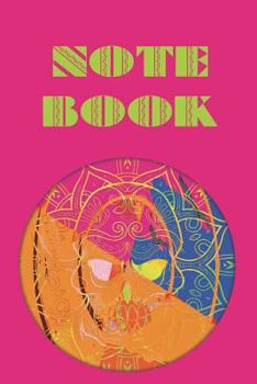 Paperback Notebook: Sugar Skull - Day of the Dead - Composition Book . Cornell Notes - Orange Pattern Sugar Skull Book