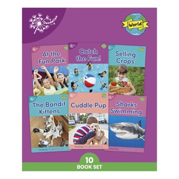 Paperback Phonic Books Dandelion World Stages 16-20 ('tch' and 've', two-syllable words, suffixes -ed and -ing and 'le') Book