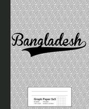 Paperback Graph Paper 5x5: BANGLADESH Notebook Book